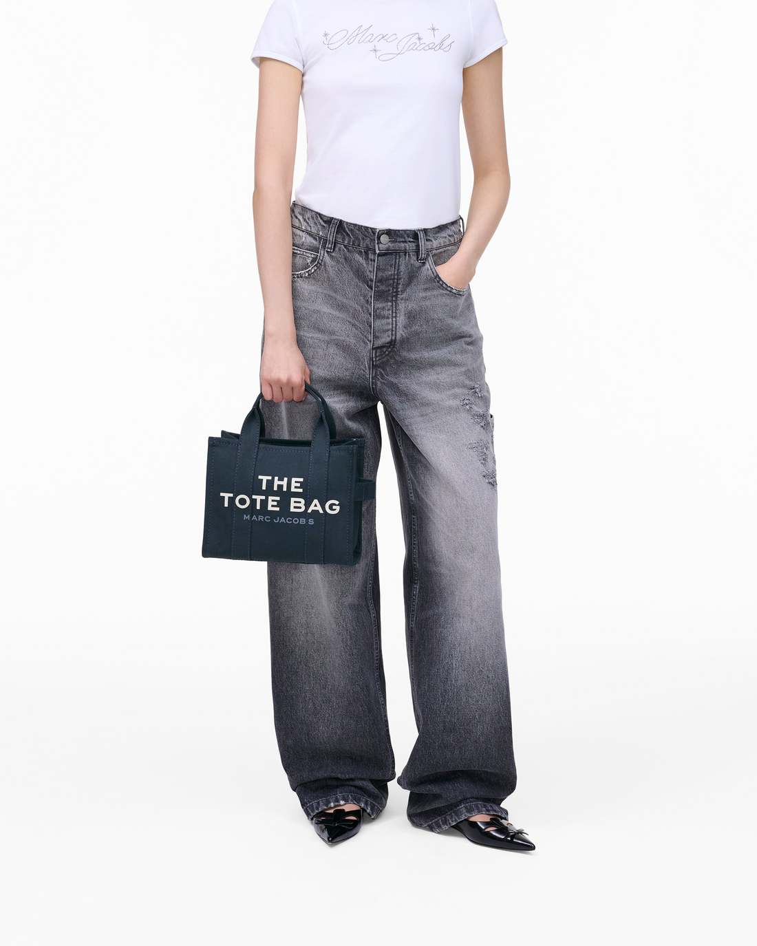 The Canvas Small Tote Bag Blue Sea Marc Jacobs