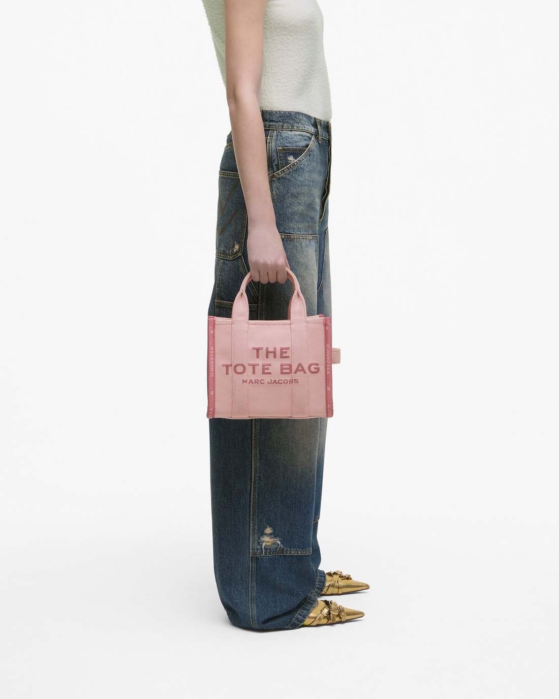 The Jacquard Small Tote Bag Rose Marc Jacobs