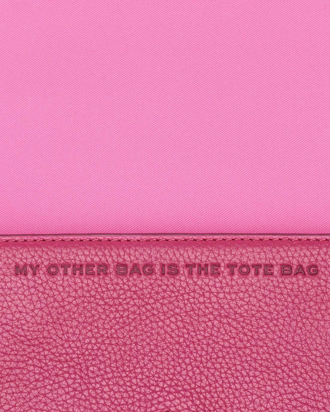 The Leather Mini Bag Raspberry Pink Marc Jacobs