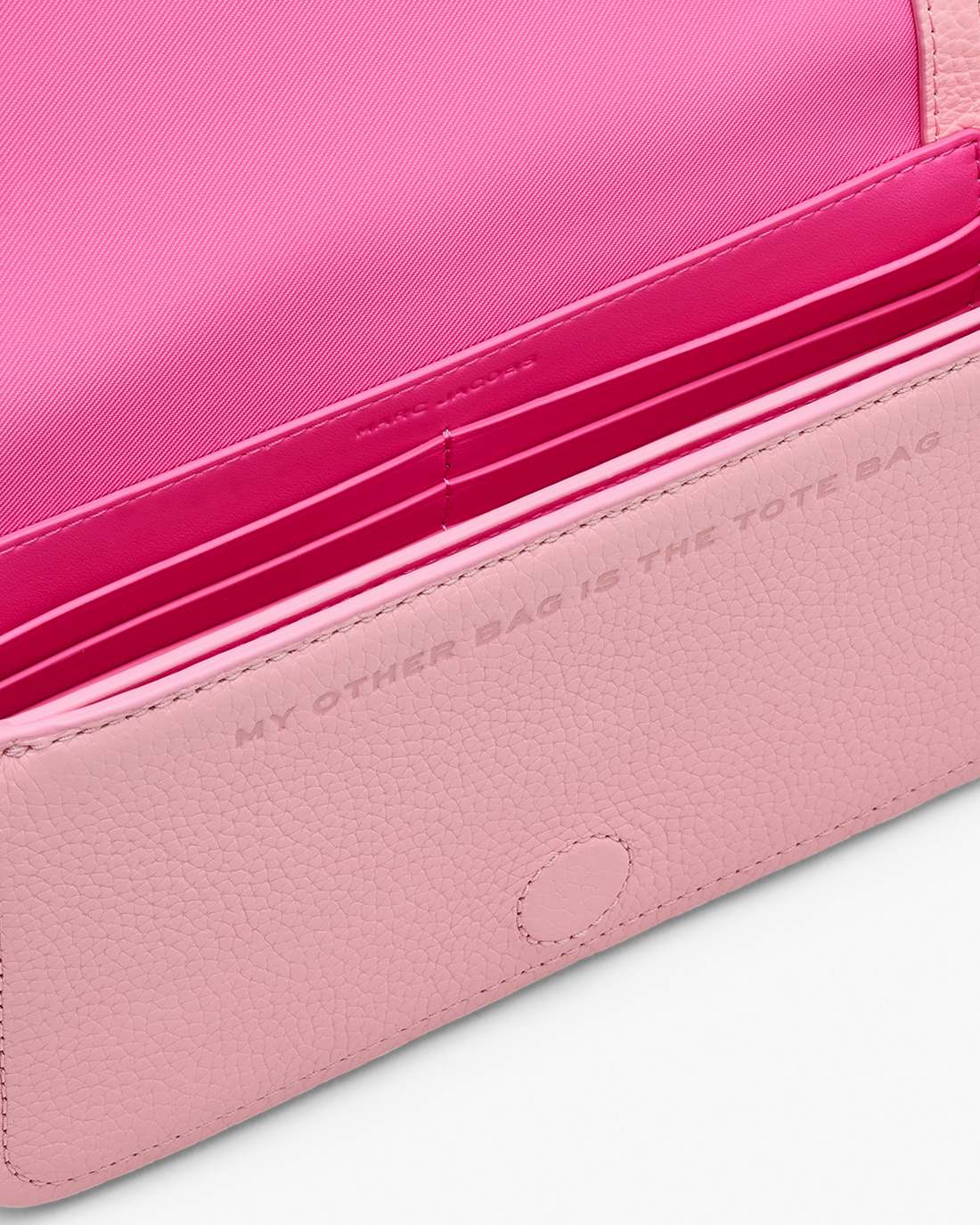 The Leather Mini Bag Ribbon Pink Marc Jacobs