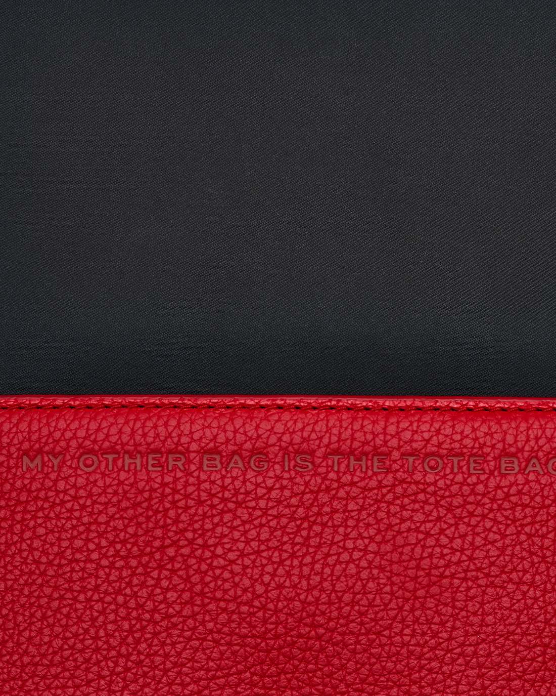 The Leather Mini Bag True Red Marc Jacobs