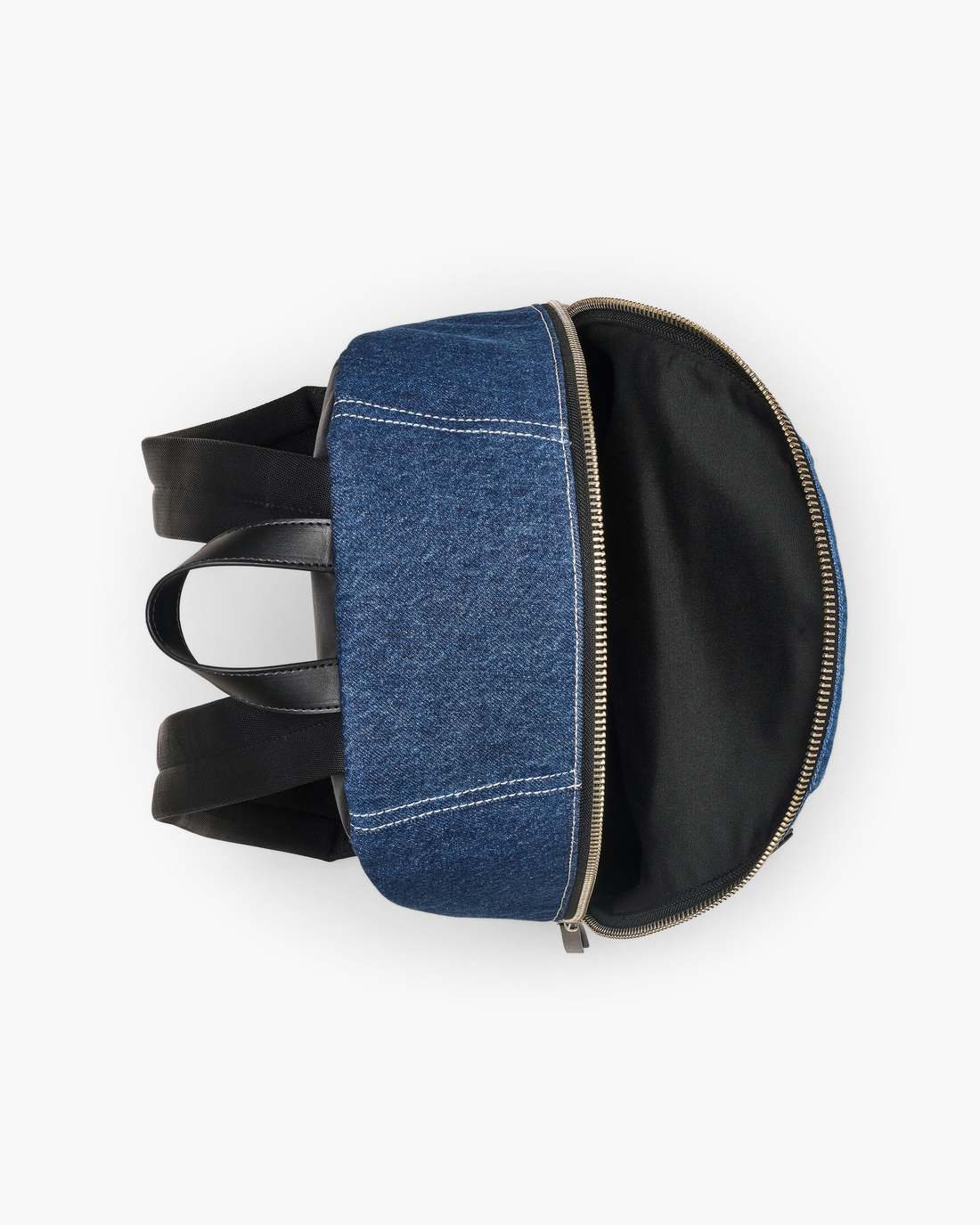 The Biker Colorblock Denim Large Backpack Indigo Multi Marc Jacobs