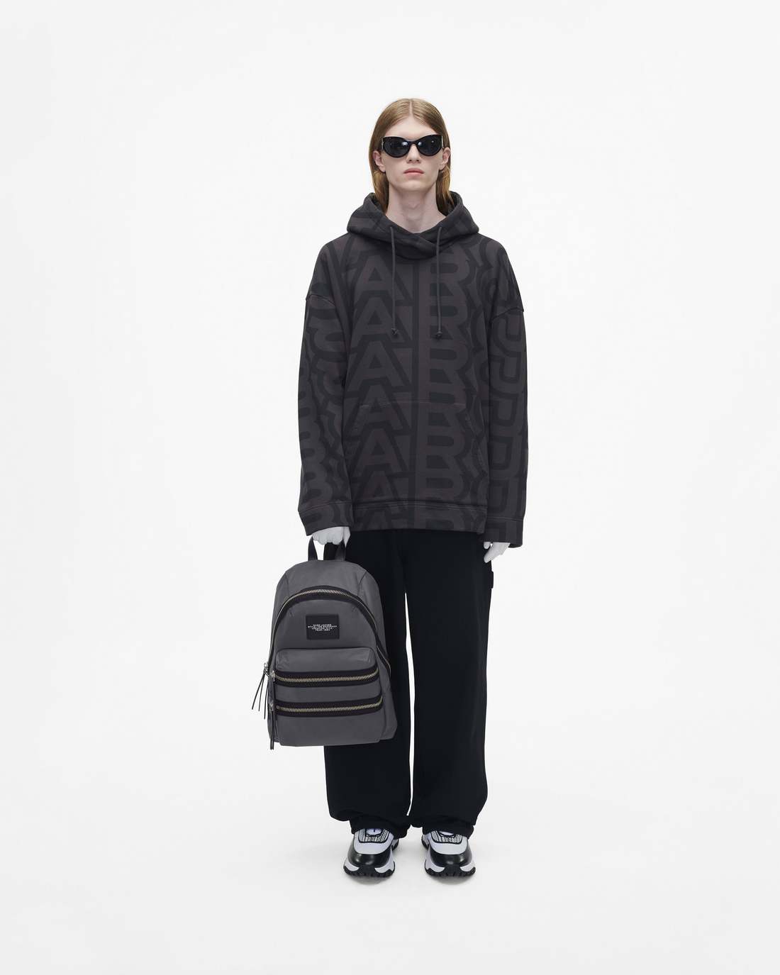 The Biker Nylon Large Backpack Dark Shadow Marc Jacobs