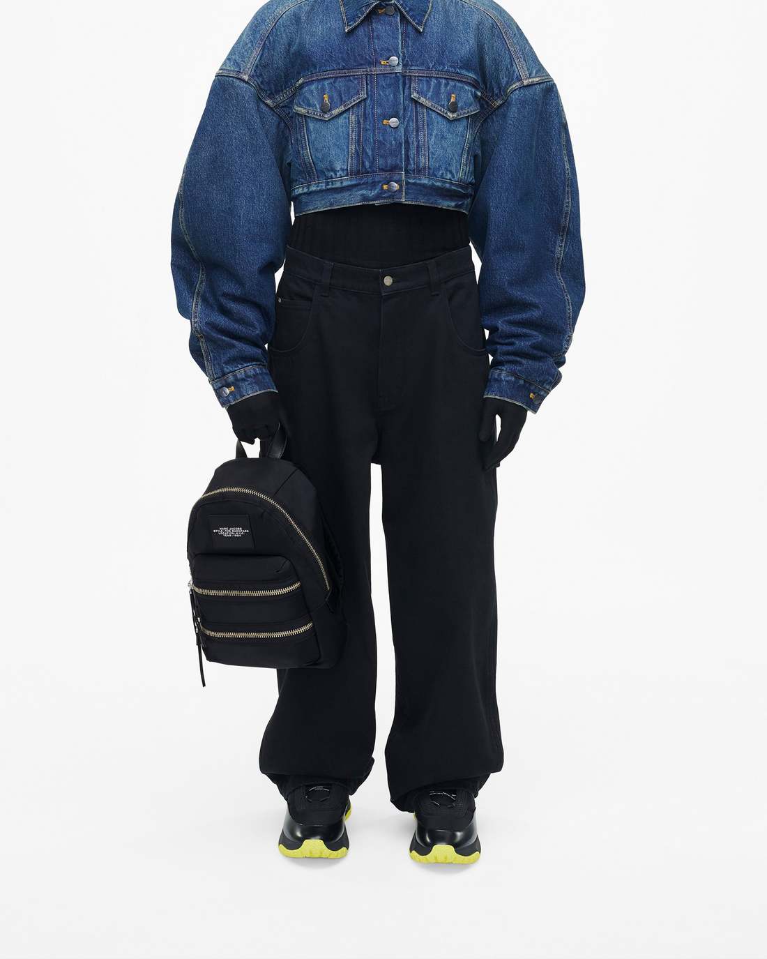 The Biker Nylon Medium Backpack Black Marc Jacobs