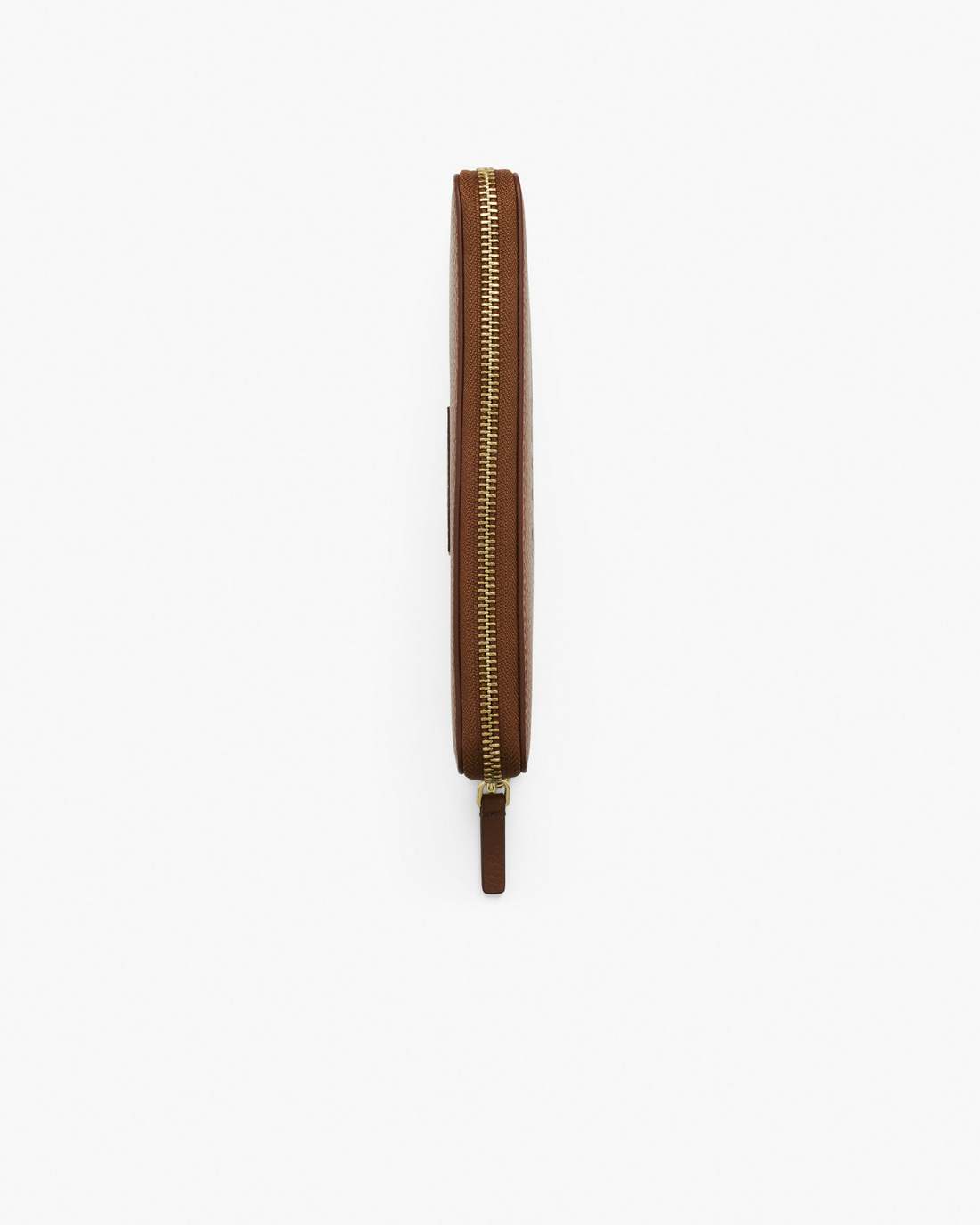 The Leather Continental Wallet Argan Oil Marc Jacobs