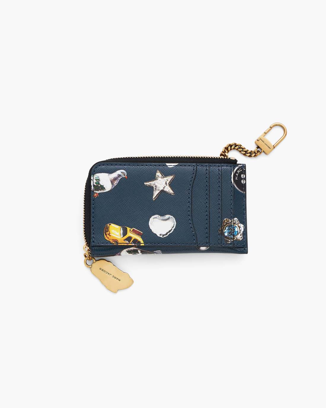 The Trinket Utility Snapshot Top Zip Multi Wallet Navy Multi Marc Jacobs