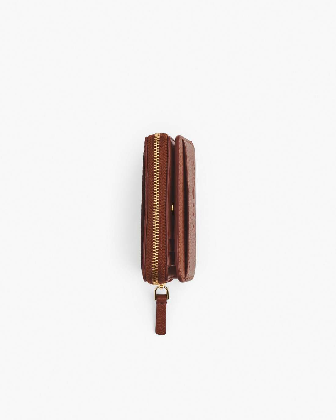 The Leather Mini Compact Wallet Argan Oil Marc Jacobs
