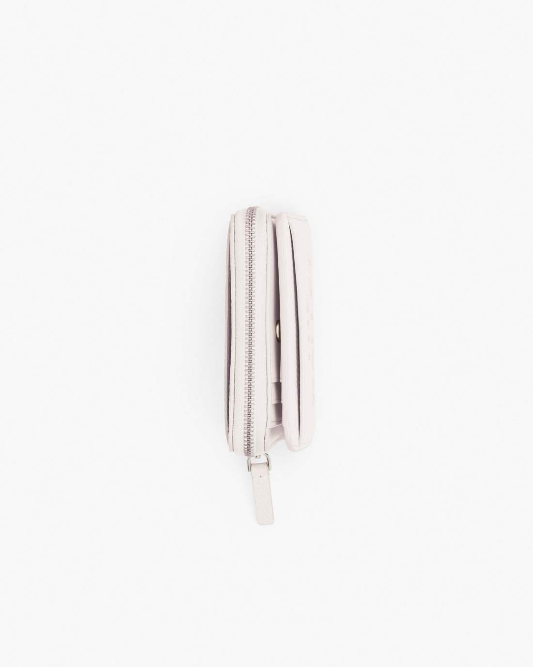 The Leather Mini Compact Wallet Cotton Marc Jacobs