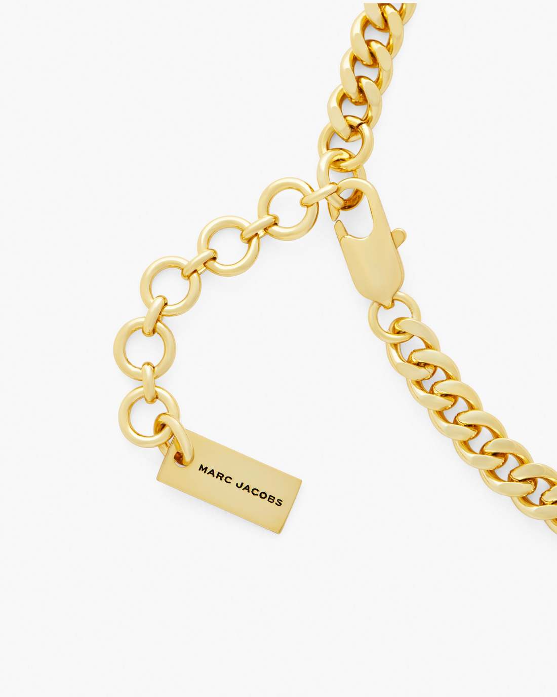 The Mini Icon Charm Necklace Light Antique Gold Marc Jacobs