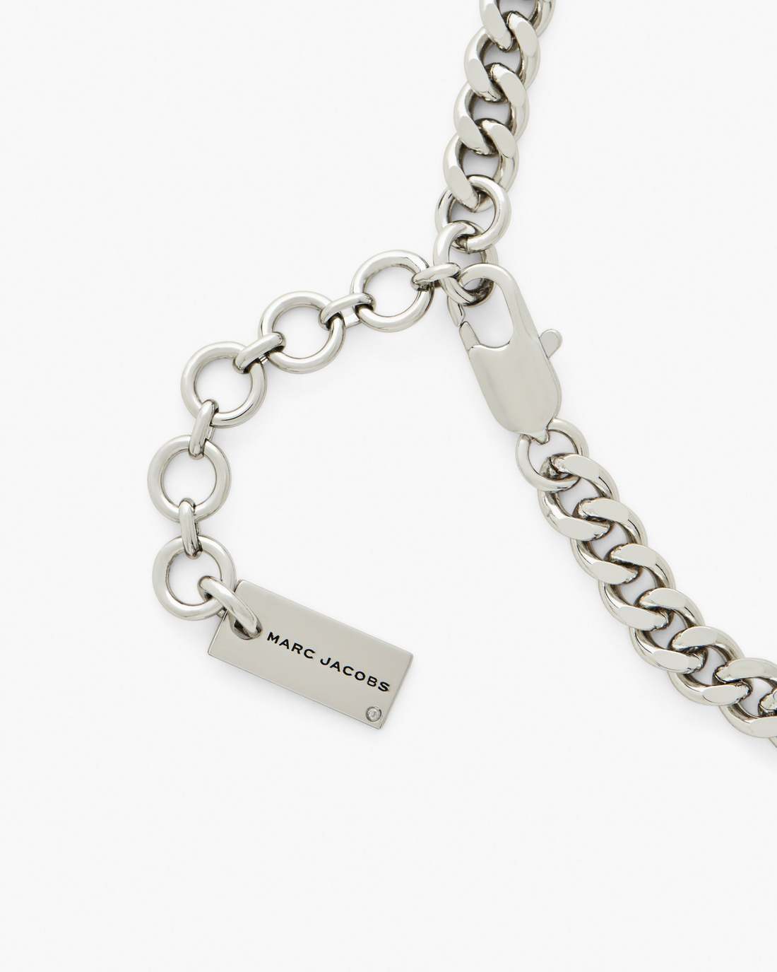 The Mini Icon Charm Necklace Light Antique Silver Marc Jacobs