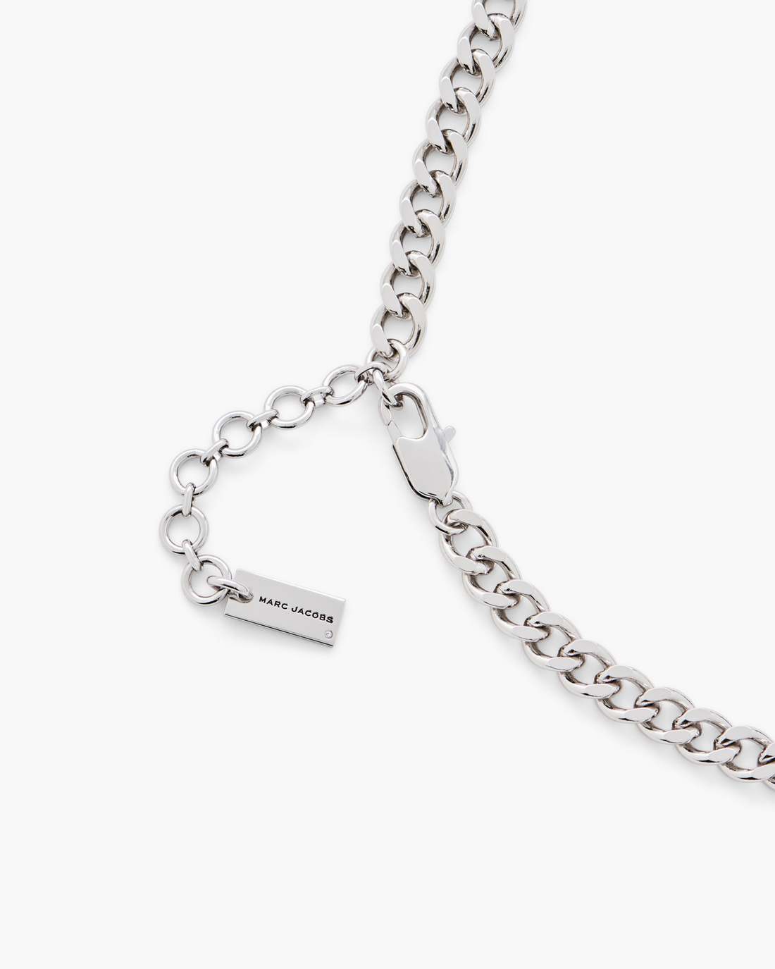 The Sticker Charm Necklace Silver Multi Marc Jacobs