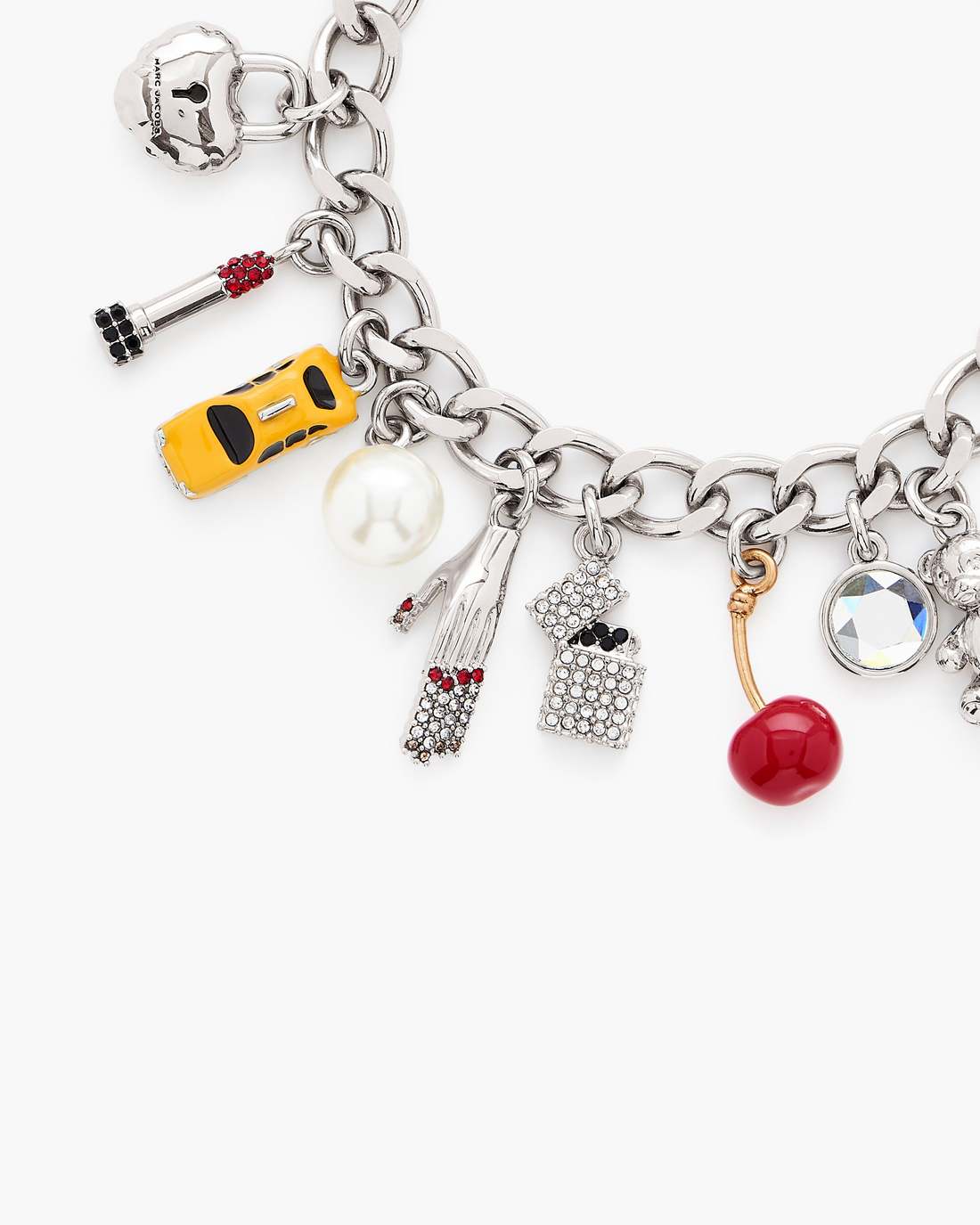 The Trinket Charm Bracelet Silver/Multi Marc Jacobs
