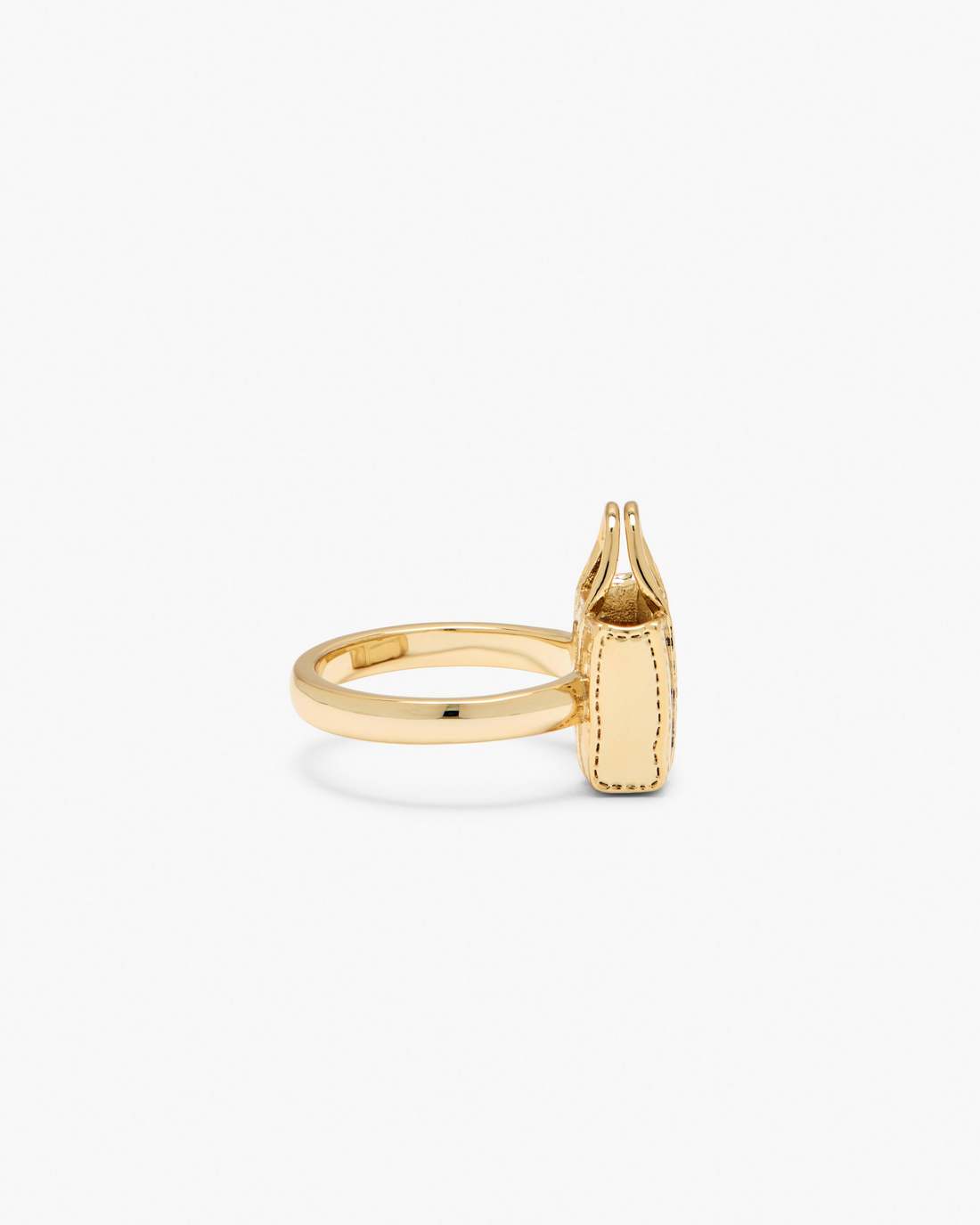The Tote Bag Ring Light Antique Gold Marc Jacobs
