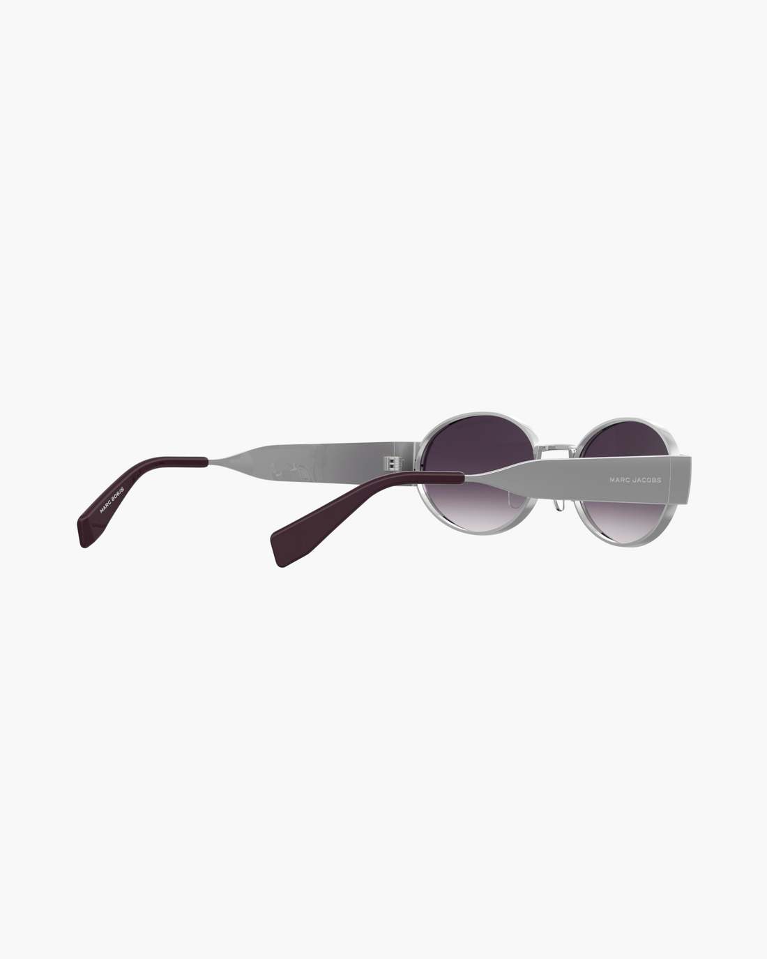 The Classic Logo Round Sunglasses Silver Marc Jacobs