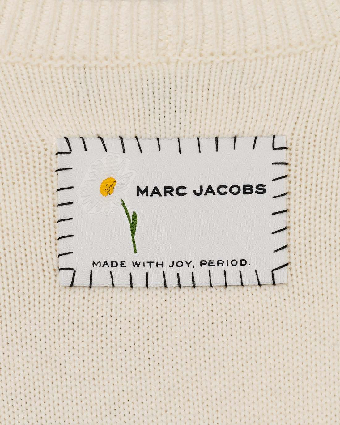Marc Is Joy Jacquard Crewneck Ivory Marc Jacobs