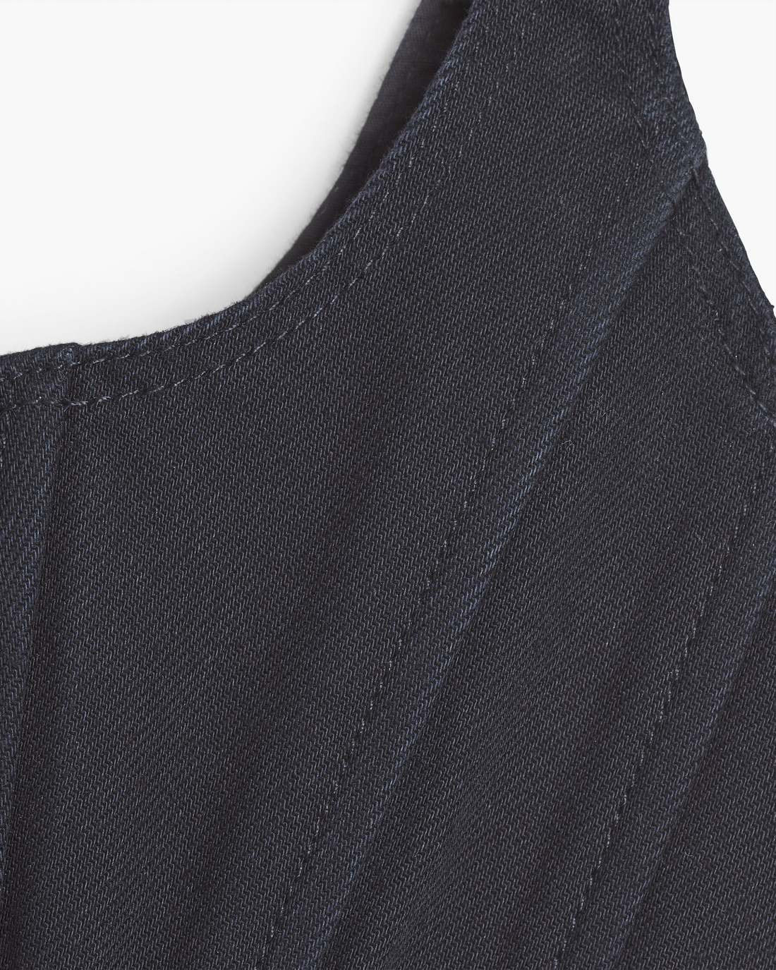 The Denim Bustier Black Marc Jacobs