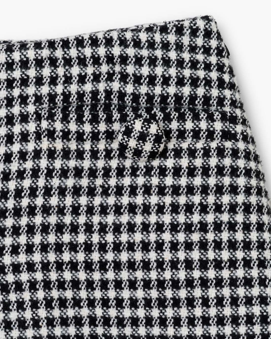 Gingham Tweed Mini Skirt Black Multi Marc Jacobs