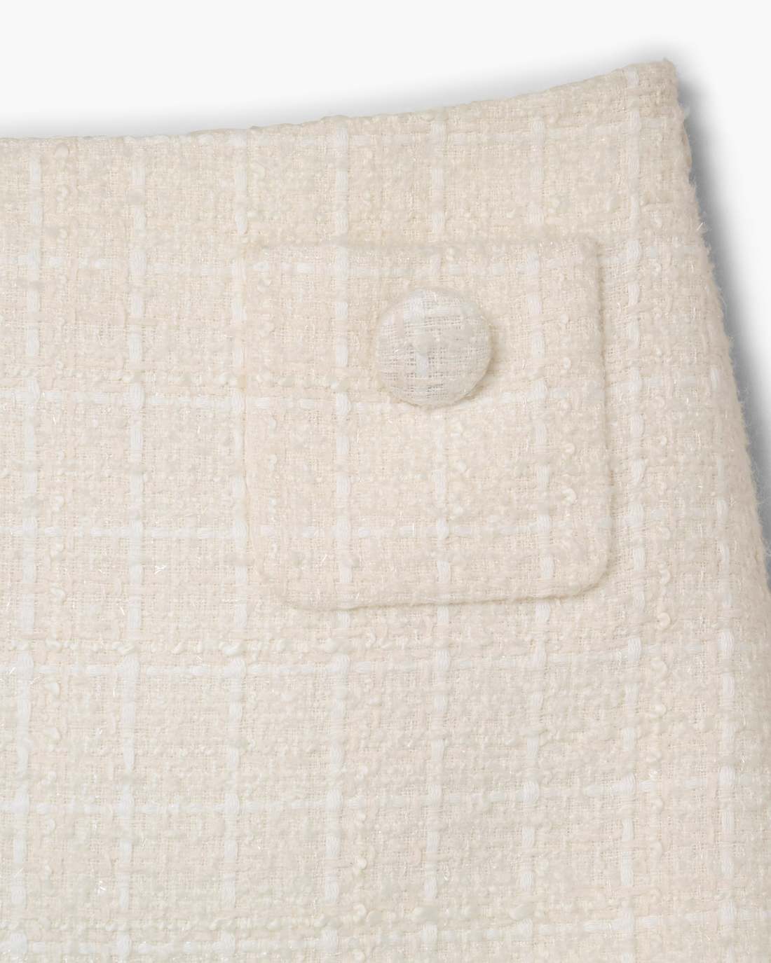 Tweed Mini Skirt Ivory Marc Jacobs