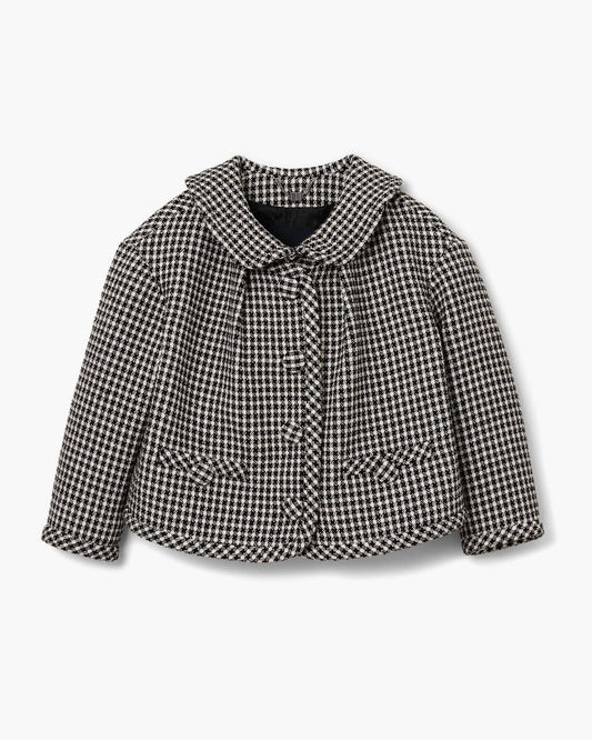 Gingham Tweed Jacket Black Multi Marc Jacobs