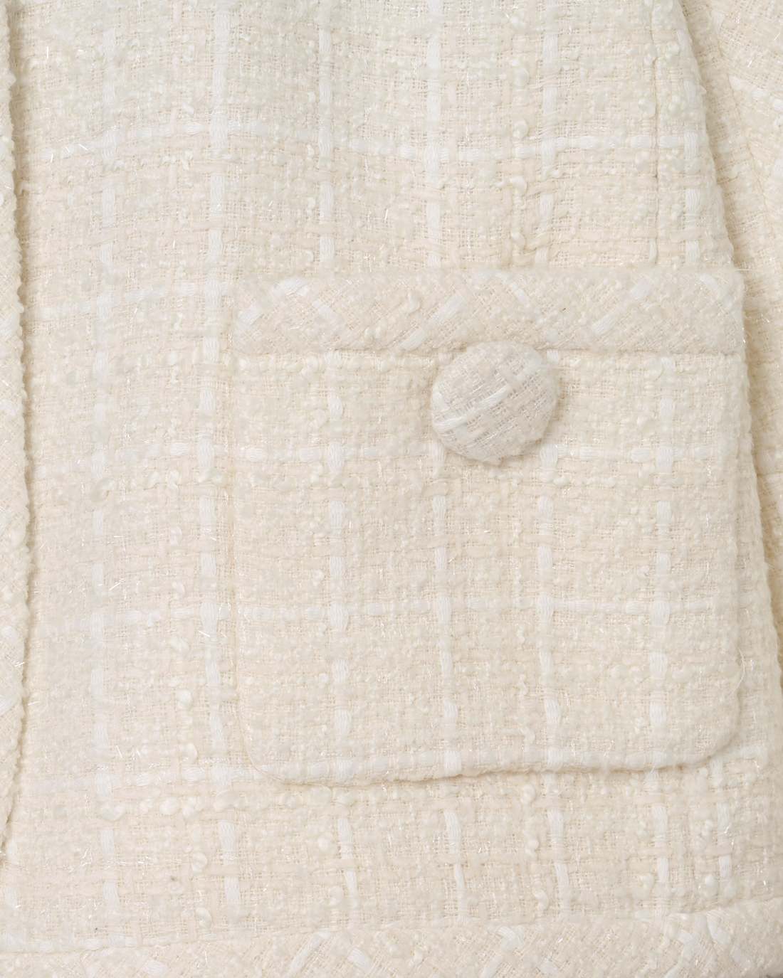 Tweed Backwards Lady Jacket Ivory Marc Jacobs