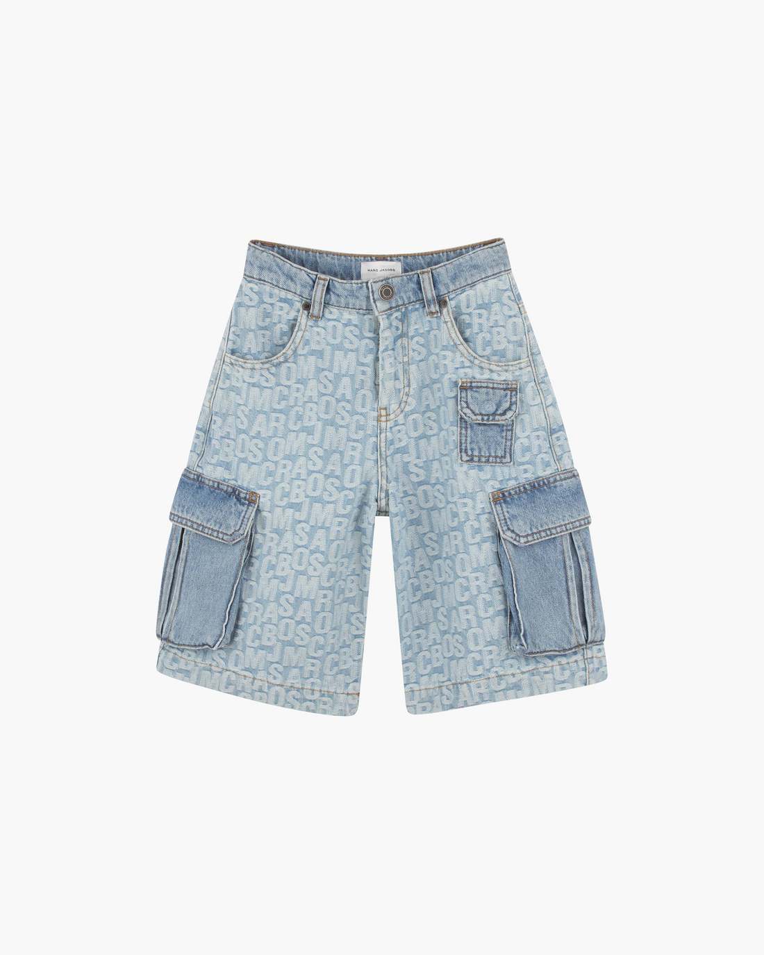 The Jumbled Logo Bermuda Short Blue Marc Jacobs