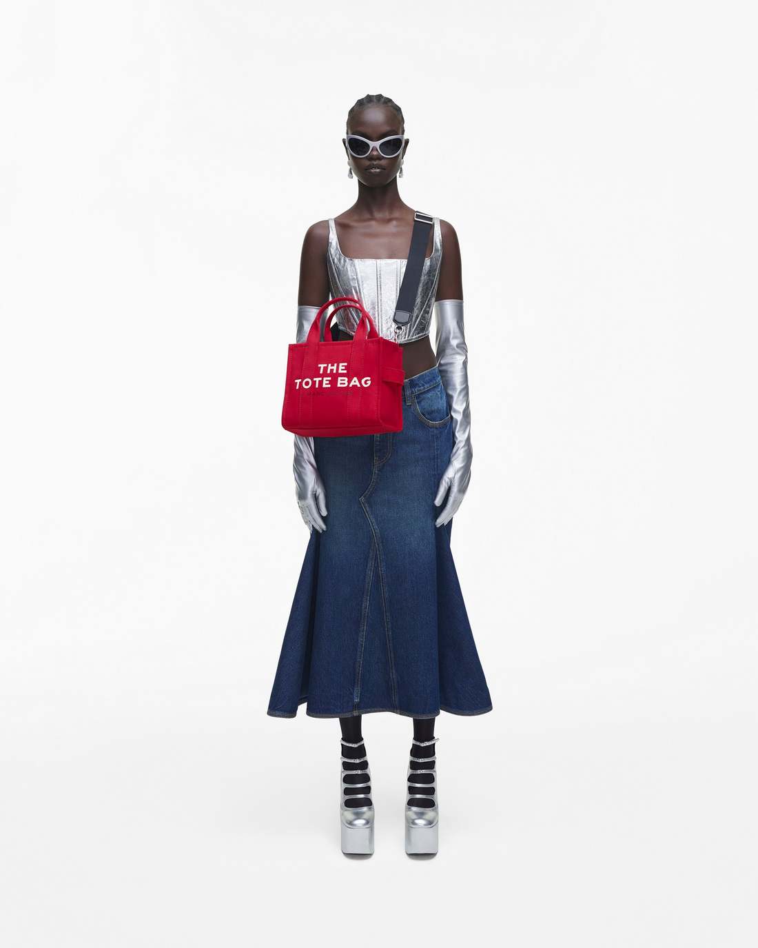The Canvas Small Tote Bag True Red Marc Jacobs
