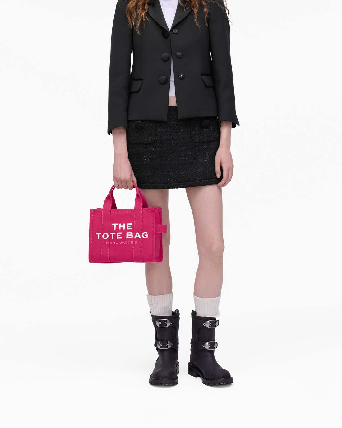 The Canvas Small Tote Bag Raspberry Pink Marc Jacobs