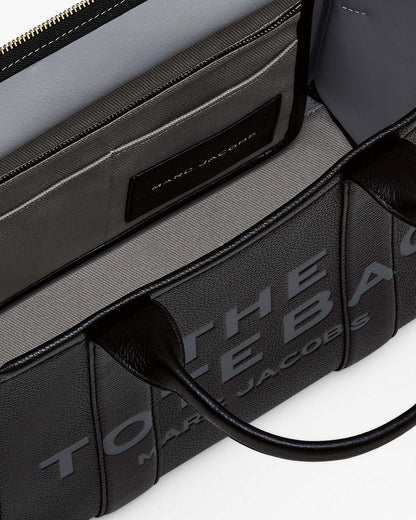 The Leather Medium Tote Bag Black Marc Jacobs
