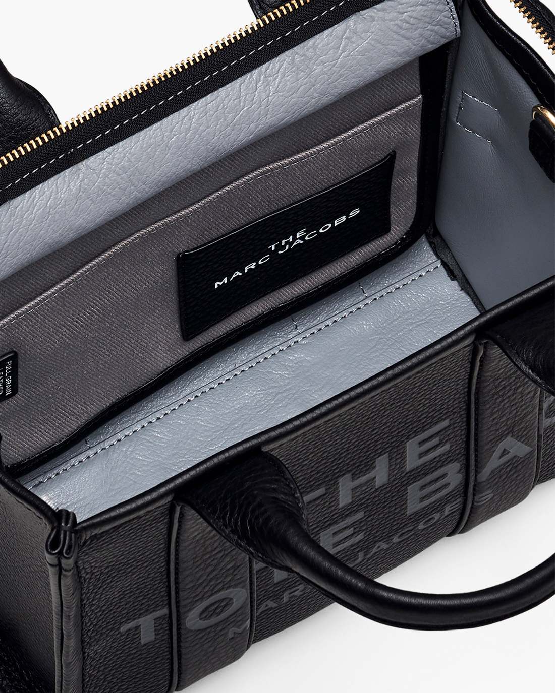 The Leather Small Tote Bag Black Marc Jacobs