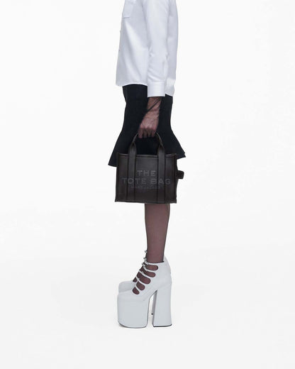 The Leather Small Tote Bag Black Marc Jacobs