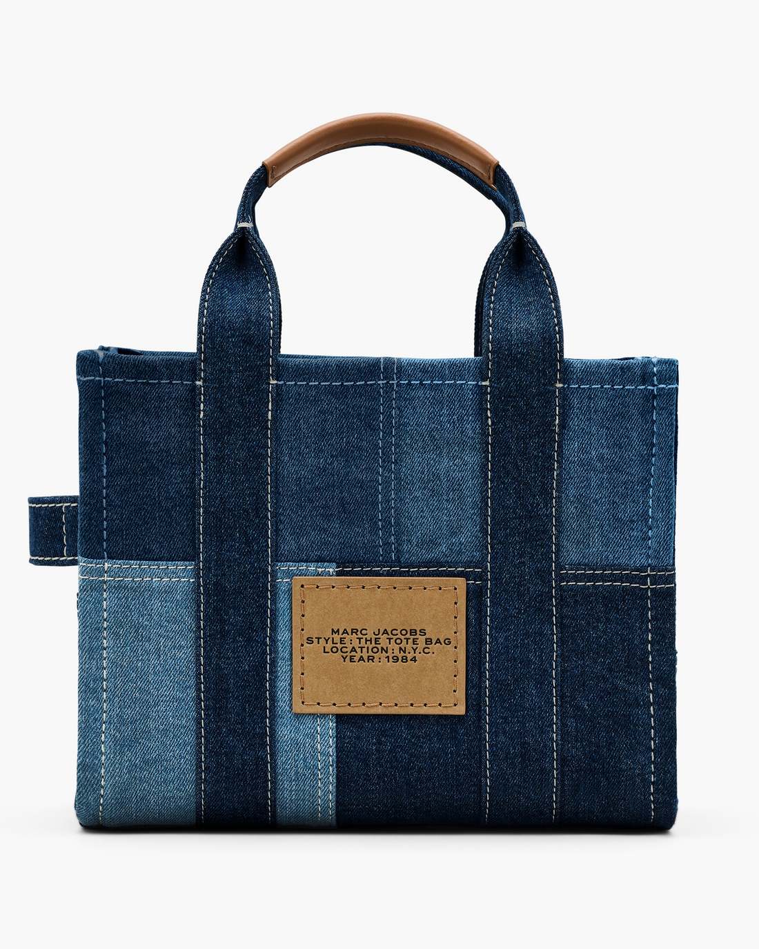 The Denim Small Tote Bag Blue Denim Marc Jacobs