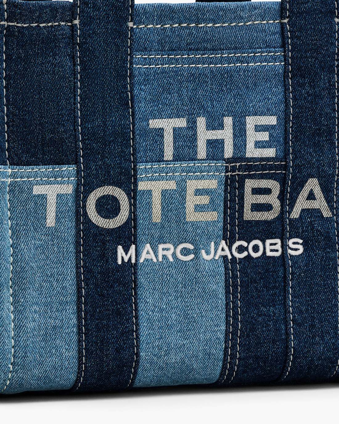 The Denim Small Tote Bag Blue Denim Marc Jacobs