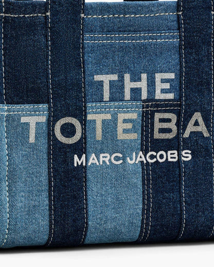 The Denim Small Tote Bag Blue Denim Marc Jacobs