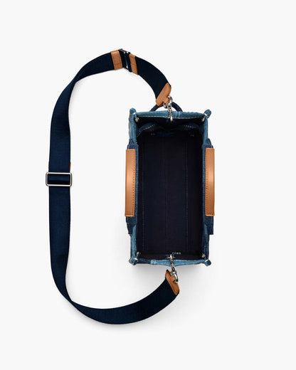 The Denim Small Tote Bag Blue Denim Marc Jacobs