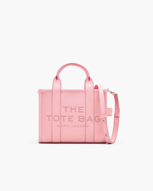 The Leather Small Tote Bag Ribbon Pink Marc Jacobs