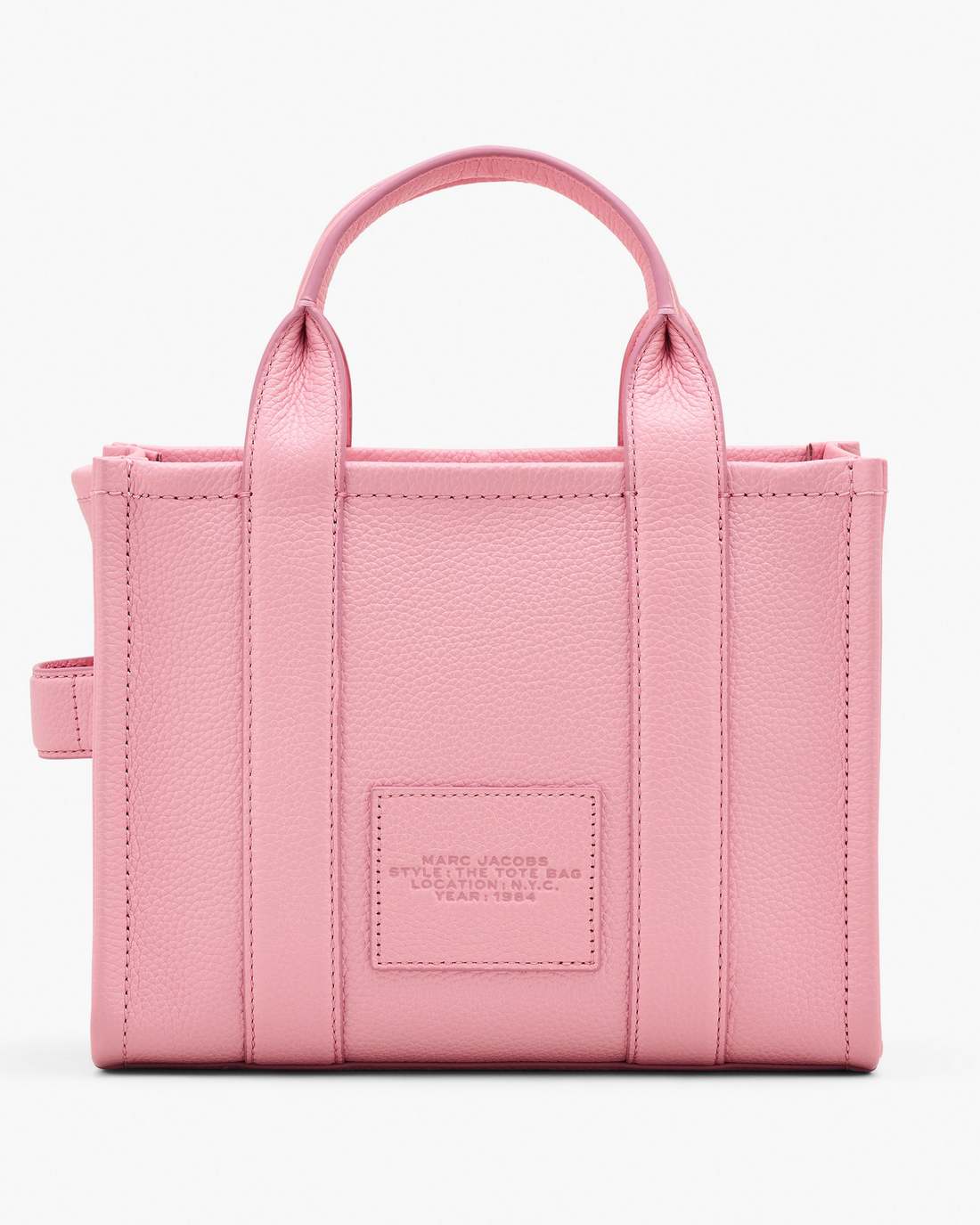 The Leather Small Tote Bag Ribbon Pink Marc Jacobs