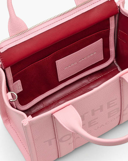 The Leather Small Tote Bag Ribbon Pink Marc Jacobs