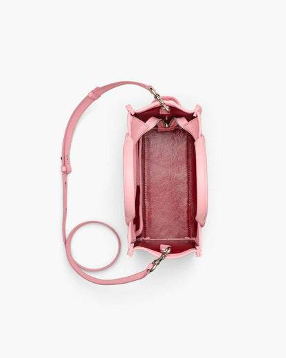 The Leather Small Tote Bag Ribbon Pink Marc Jacobs