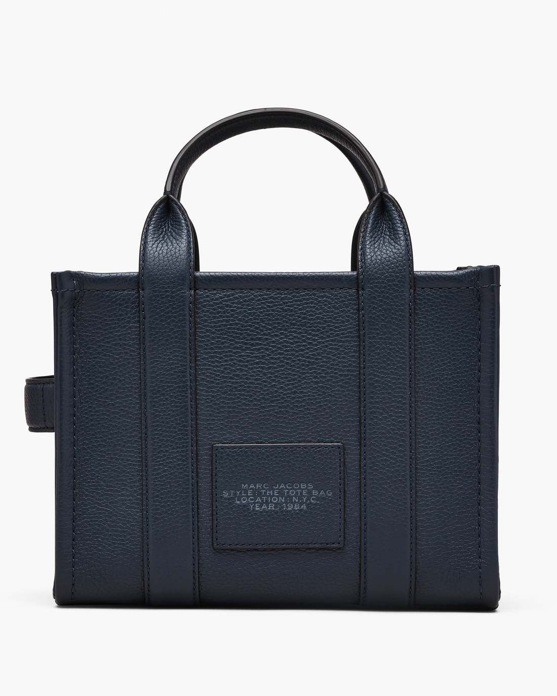 The Leather Small Tote Bag Blue Sea Marc Jacobs