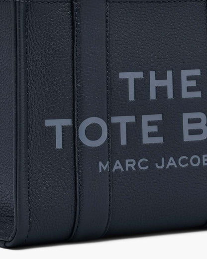 The Leather Small Tote Bag Blue Sea Marc Jacobs