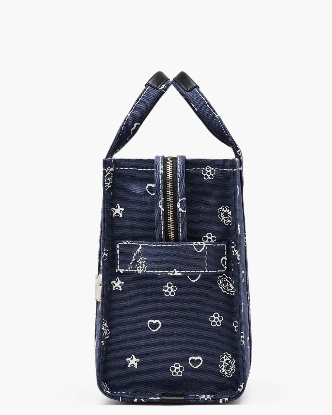 The Bandana Canvas Medium Tote Bag Navy Multi Marc Jacobs