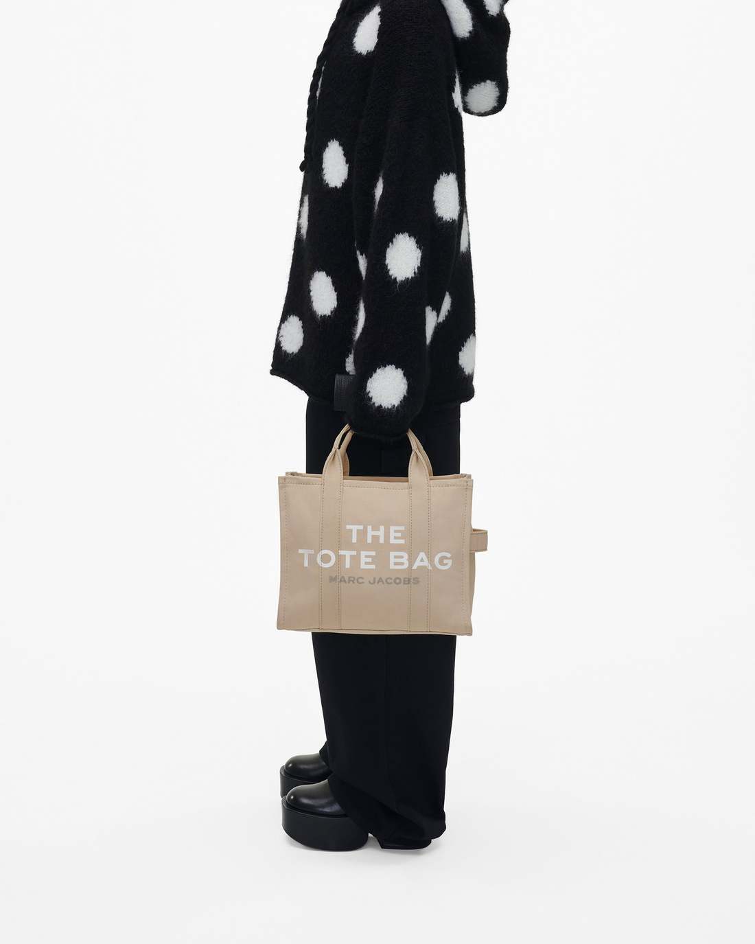 The Canvas Medium Tote Bag Beige Marc Jacobs