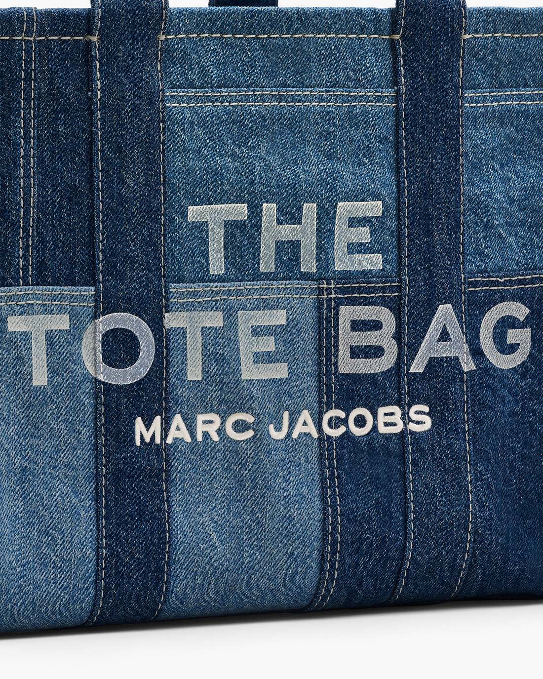 The Denim Medium Tote Bag Blue Denim Marc Jacobs