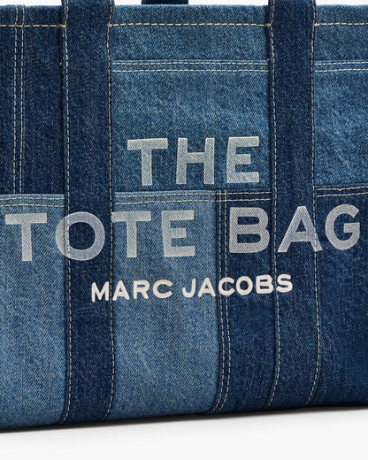 The Denim Medium Tote Bag Blue Denim Marc Jacobs