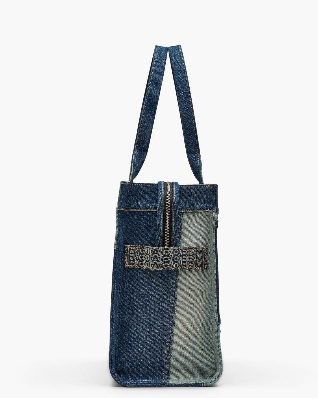 The Deconstructed Denim Large Tote Bag Indigo Multi Marc Jacobs
