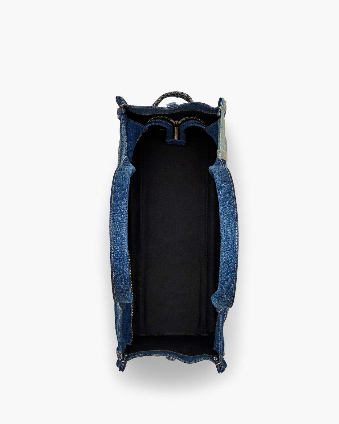 The Deconstructed Denim Large Tote Bag Indigo Multi Marc Jacobs