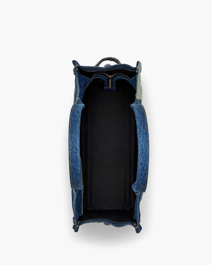 The Deconstructed Denim Large Tote Bag Indigo Multi Marc Jacobs