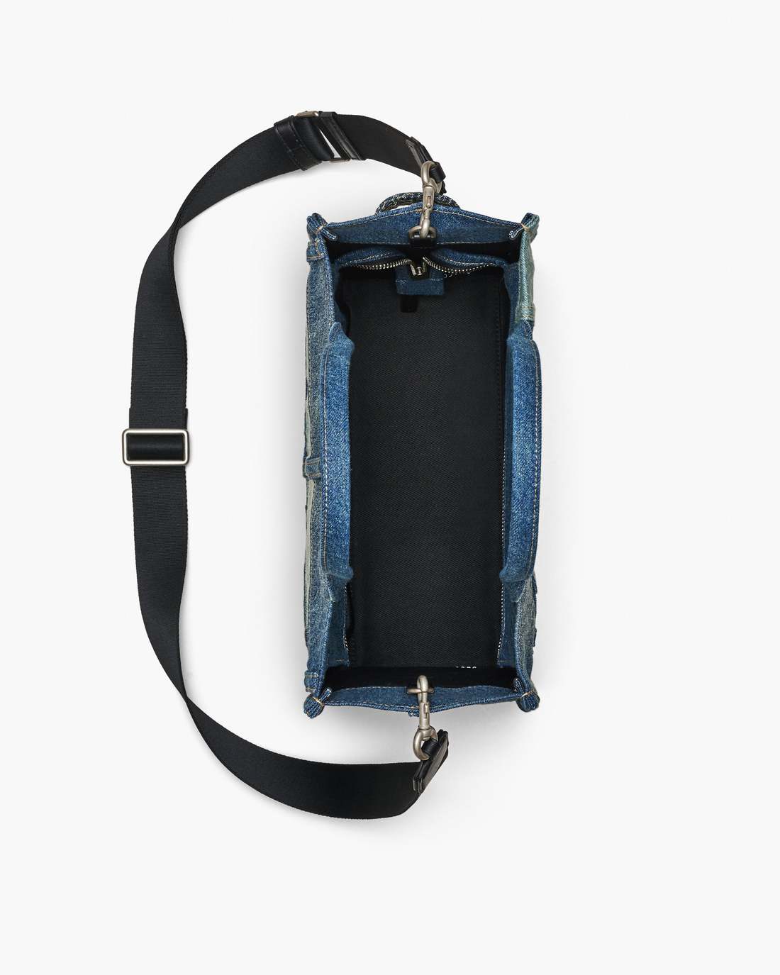 The Deconstructed Denim Medium Tote Bag Indigo Multi Marc Jacobs