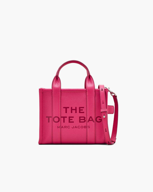 The Leather Small Tote Bag Raspberry Pink Marc Jacobs