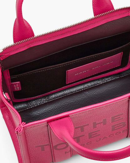 The Leather Small Tote Bag Raspberry Pink Marc Jacobs